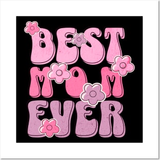 Best Mom Ever boho vintage design Posters and Art